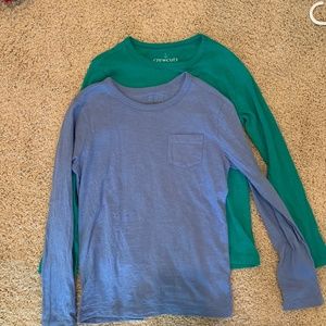 3 j.crew boy long sleeve shirts